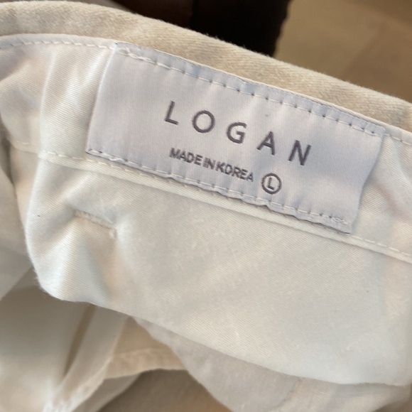 Cream pants,  Logan pants in large - Picture 2 of 3